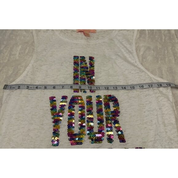 Rebellious One "In Your Dreams" Sleeveless T-Shirt Cotton Blend Women's Size XL - Picture 9 of 12